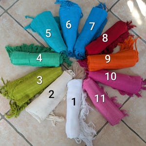 Châle/écharpe Rebozo Tissé Fabriqué Au Mexique - Marron Et Beige à Franges - Neuf