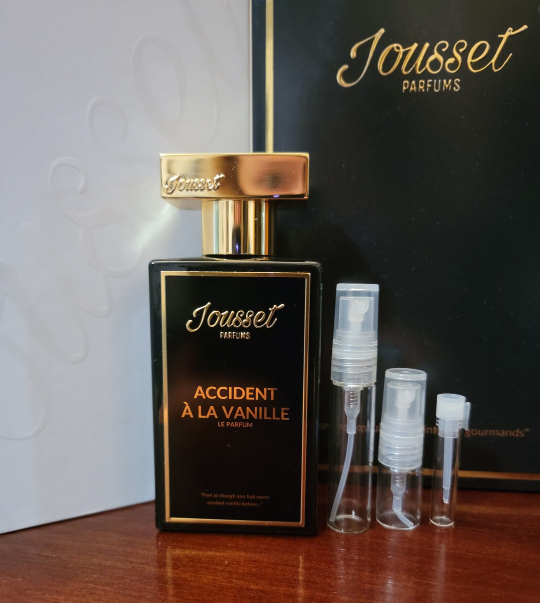 Accident a La Vanille Jousset Parfume, Extrait De Parfum 0.8ml, 2ml, 5ml Sample, Decant. Fast