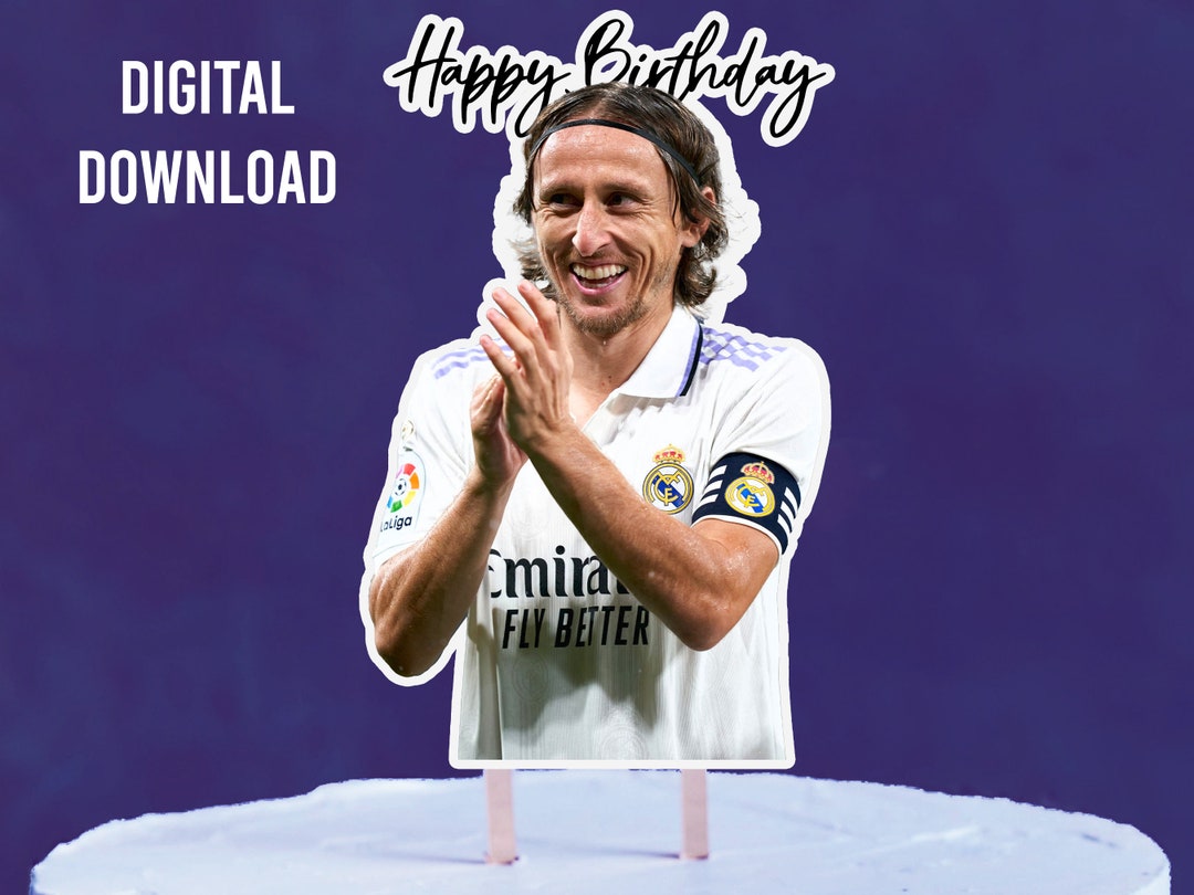 Modric Birthday Cake Topper Instant Download Luka Modric - Etsy