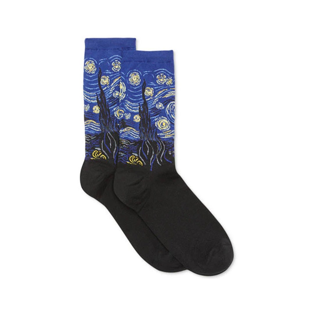 Starry Night Socks - Etsy
