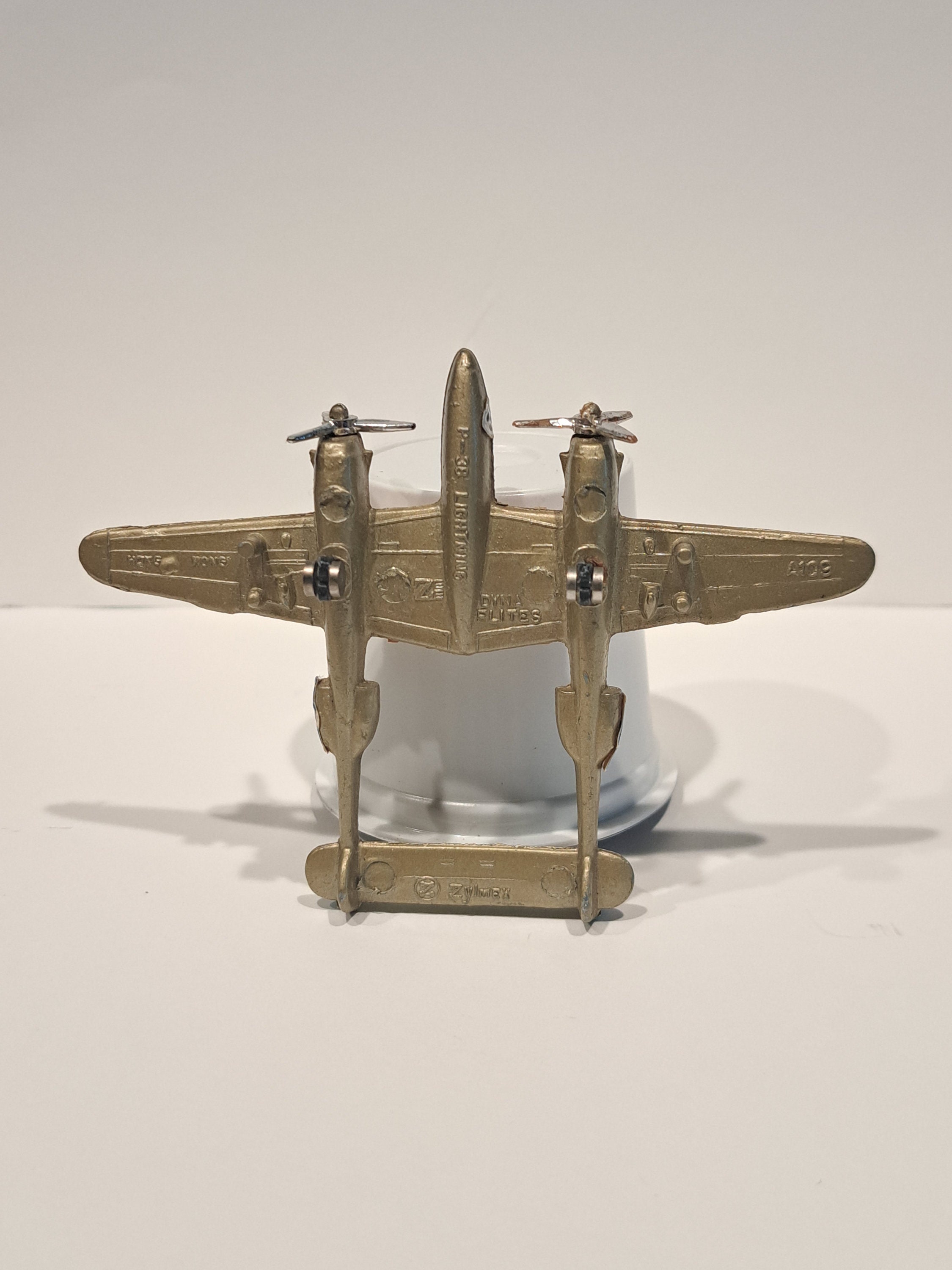 Zylmex Dyna Flites P-38 Lightning ビンテージ 1970's Modern Toys Japan Zylmex Dyna Flites Diecast P-38