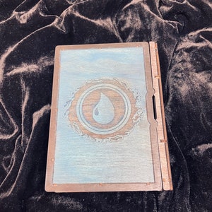 Boîte de rangement pour livres MTG, mana bleu