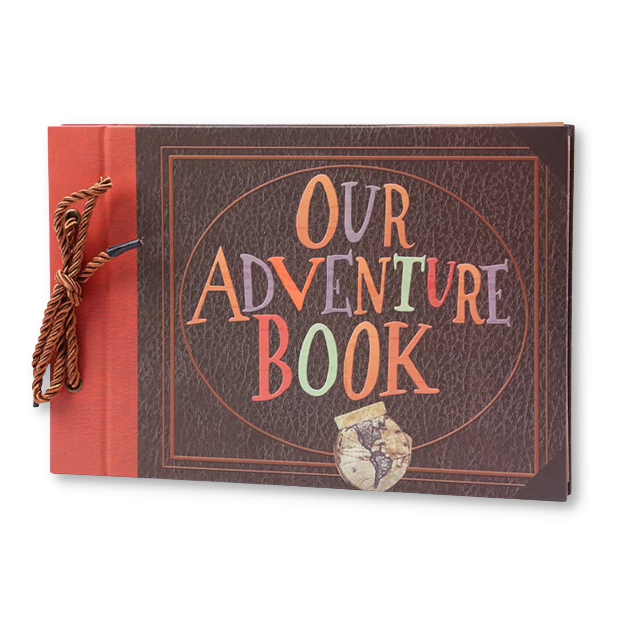LINKEDWIN Our Adventure Book, Suede Cover Embroidered Scrapbook with Pixar  Up Themed Postcards, Wedding and Anniversary Photo Album, Memory Keepsake
