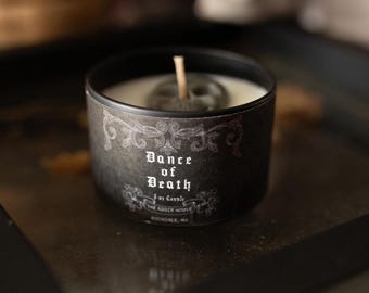 Dance of Death Gothic Candle 3oz | Gothic Gifts