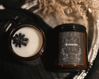 Cobwebs Gothic Candle | Gifts for her