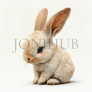 Sad Bunny Clipart | 10 High Quality Jpg's | Digital Download | Bunny ...