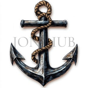 Anchor Clipart | High Quality JPG | Digital Download | Marine Clipart | Anchor Graphics | Clipart Pack | Nautical Anchor Graphics | Clip Art