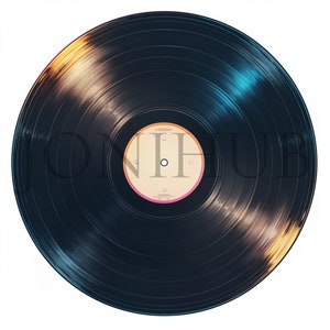 Clipart disque vinyle | 10 fichiers JPG de haute qualité | Téléchargement numérique | Graphismes vintage pour disques | Oeuvre d'art imprimable | Clipart | Pack de cliparts musique