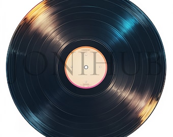 Vinyl Record Clipart | 10 High Quality JPG&#39;s | Digital Download | Vintage Record Graphics | Printable Artwork | Clipart | Music Clipart Pack