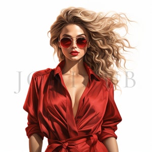 Moda Senhoras Clipart | 10 JPGs de alta qualidade | Download digital | Moda Feminina | Clipart de mulher | Ilustração de moda | Mulher de negócios