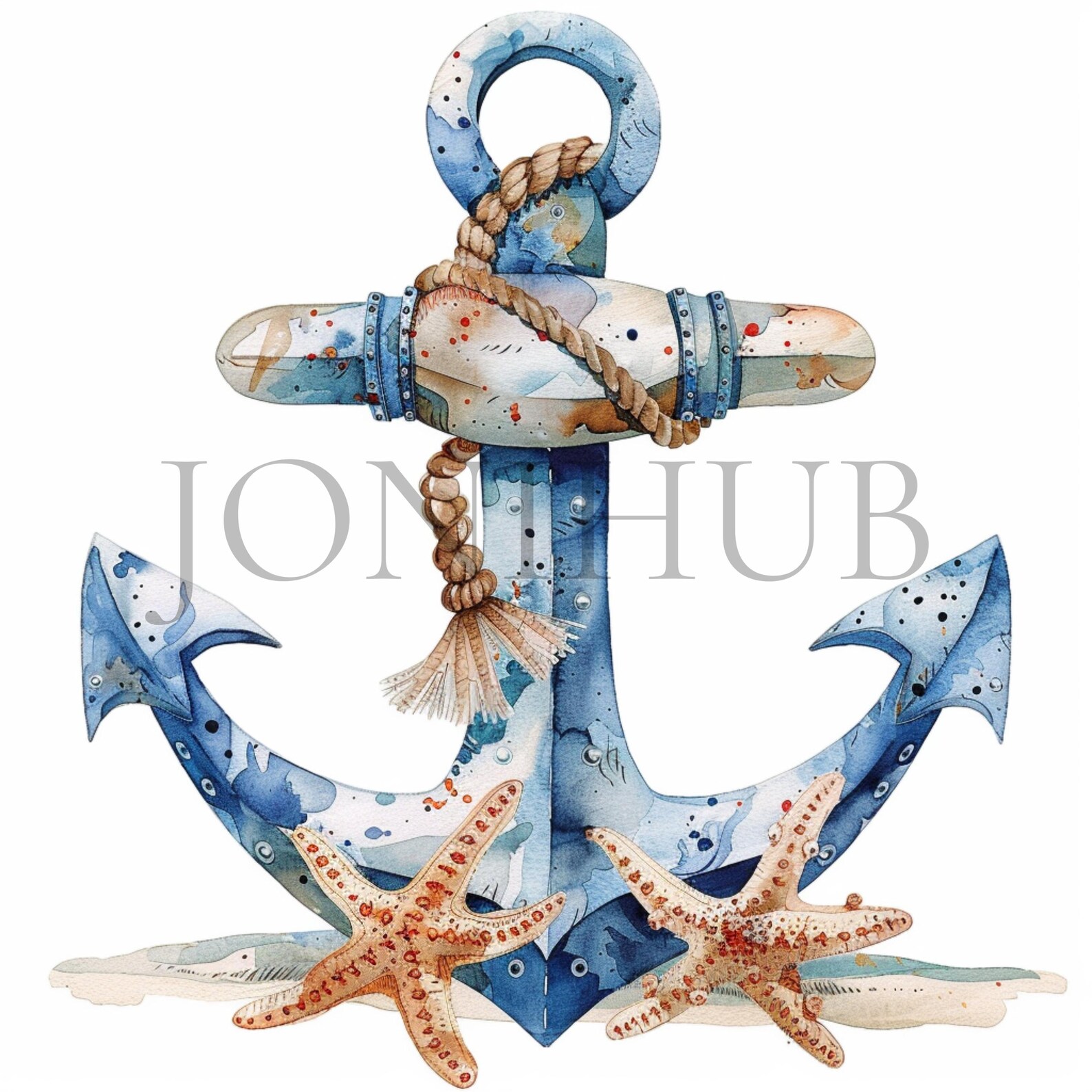 Anchor Clipart | High Quality JPG | Digital Download | Nautical Anchor ...