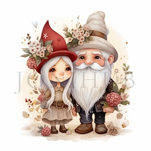 Hochzeit Wichtel Clipart | 10 hochwertige JPGs | Sofortiger digitaler Download | Wichtel Clip Art | Valentinstag Wichtel | Valentinstag Clipart | Wichtelbild