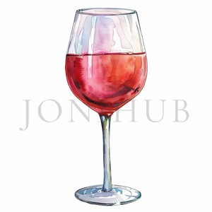 Glass of Wine Clipart | 10 High Quality JPG&#39;s | Digital Download | Wine Glass Drawing | Wine Glass | Drink Clipart | Clipart | Grape Clipart