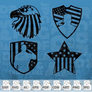 American Eagle Svg, USA Flag Png, Patriotic Svg, American Soldier Png, Military Svg, American Stars Svg, Army Svg, United States Flag Png