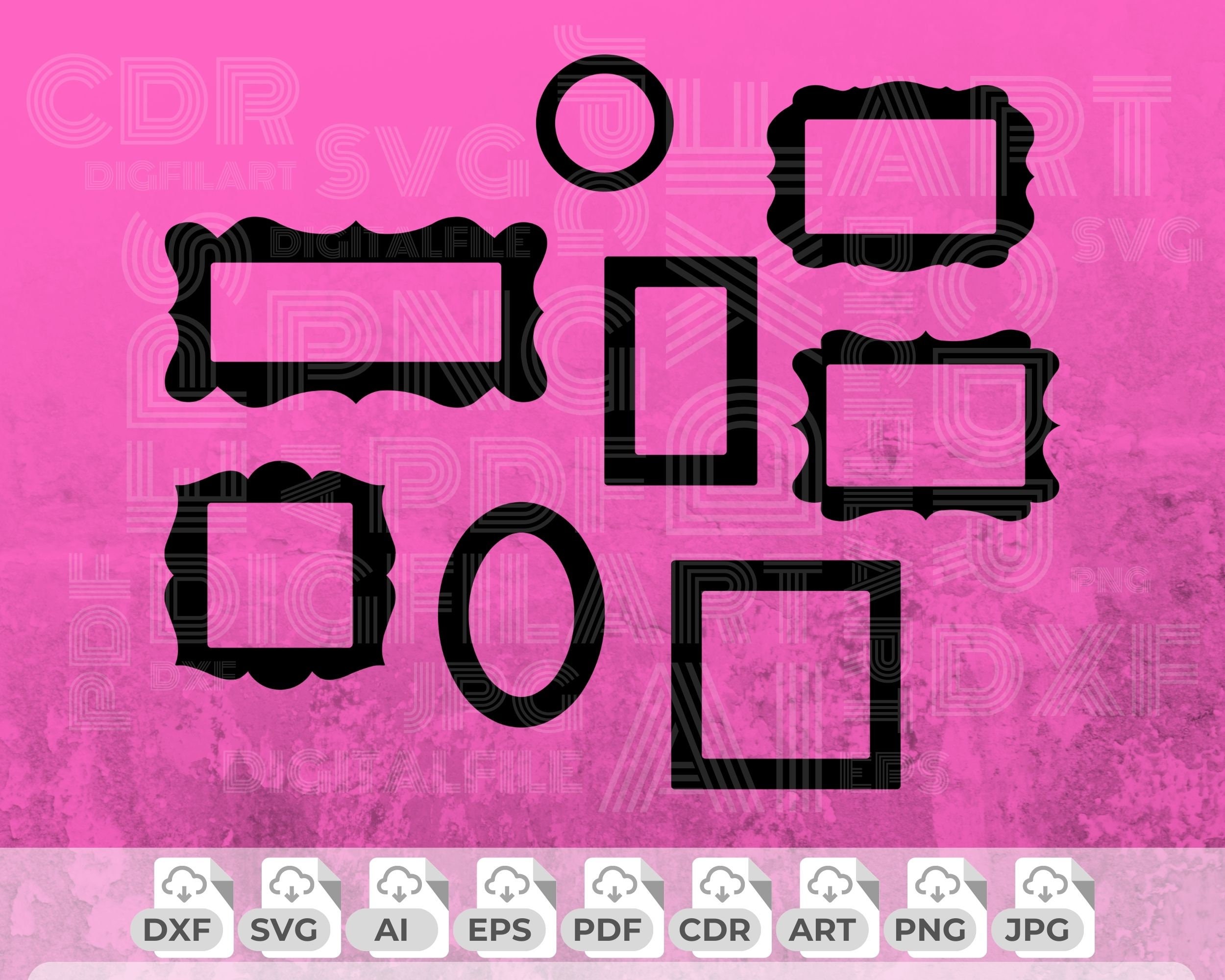 Photo Frame Svg, Picture Frame Png, Vintage Frame Svg, Photo Frame Png