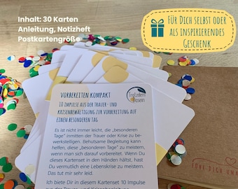 Karten-Set "Vorbereiten Kompakt" - 10 Impulse aus der Trauer- und Krisenbewältigung