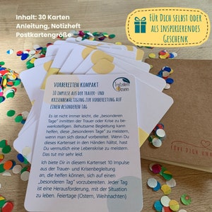 Karten-Set "Vorbereiten Kompakt" - 10 Impulse aus der Trauer- und Krisenbewältigung
