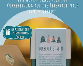 Adventskalender für Trauernde – eine tägliche Begleitung zur Vorbereitung auf Weihnachten - 89 inspirierende Karten in gestalteter Box