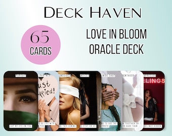 LOVE IN BLOOM Orakel Deck Für Tarot und Twin Flame Lesungen, Einzigartige Orakel Karten, Astrologie, Manifestation, Wahrsagen, Liebeslesung