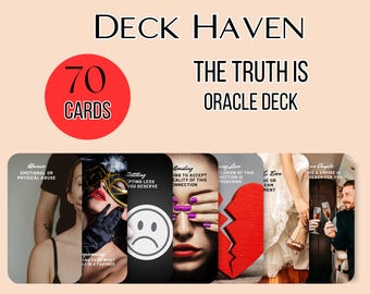 THE TRUTH IS Oracle Deck for Love and Twin Flame Tarot Readings, Unique Oracle Cards, Soulmate Deck