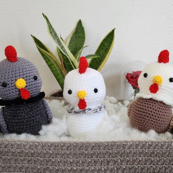Amigurumi peluches en crochet Petites poulettes