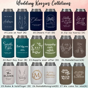 To have and to hold Personalized Wedding Can cooler, beer hugger, Stubby Cooler, engage party favor, promotional product, wedding favor gift