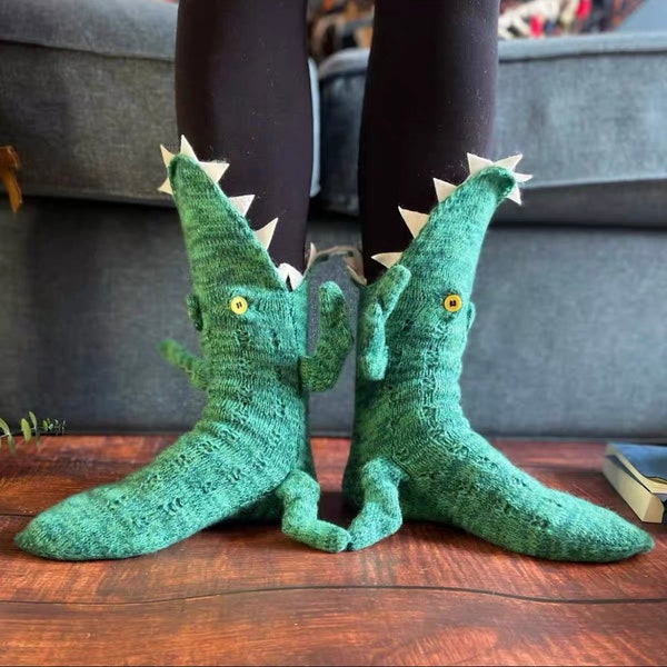 Crocodile Socks - Etsy