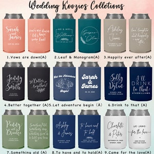 To have and to hold Personalized Wedding Can cooler, beer hugger, Stubby Cooler, engage party favor, promotional product, wedding favor gift