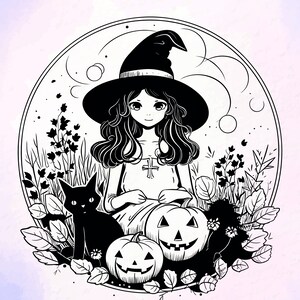Witch Svg File | Witch Cricut File | Witch Silhouette Svg | Witchcraft svg | Witchy svg | Witch Clipart | Witch Digital File | Witch outline