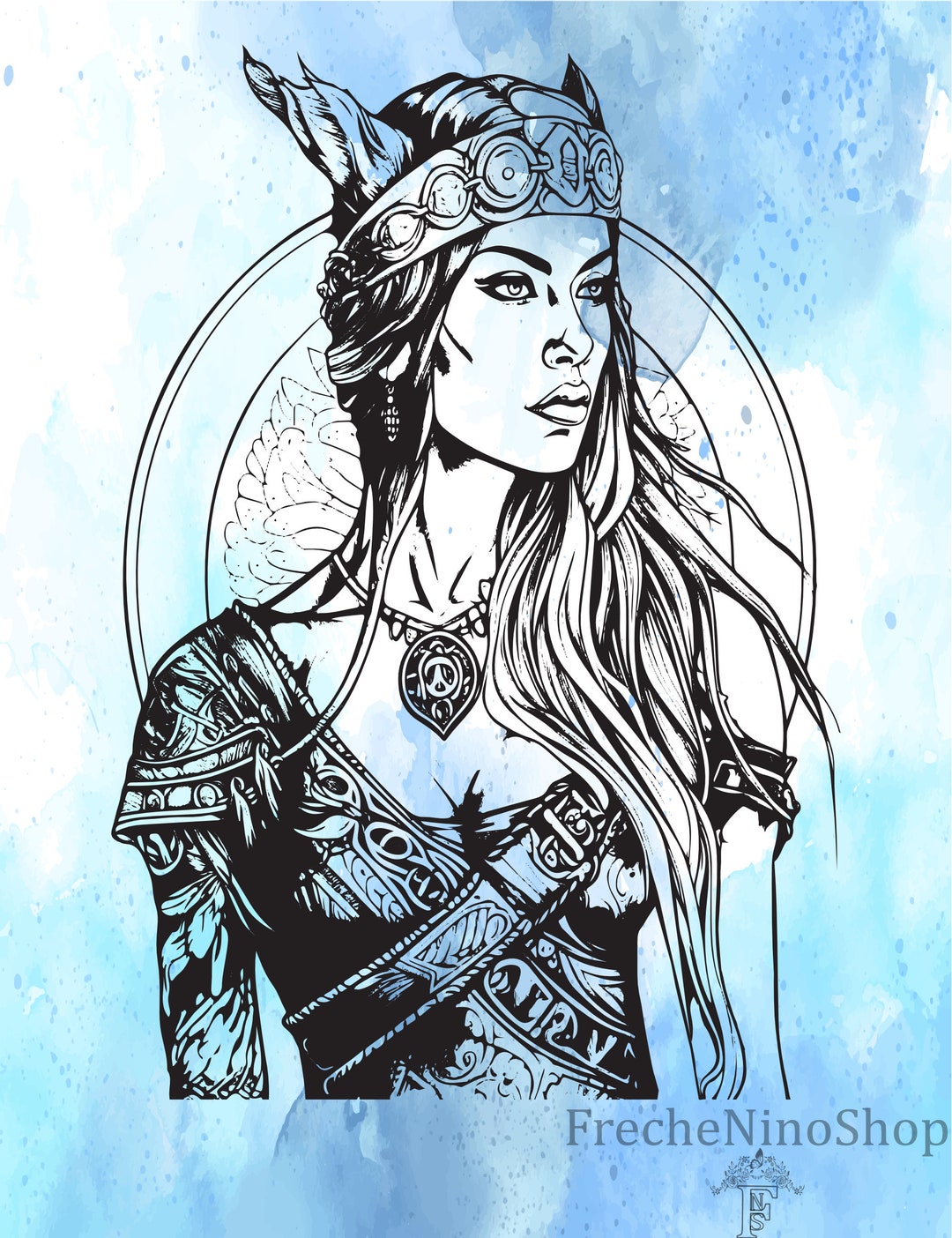Shield Maiden Svg Norse Warrior Svg Woman Viking Svg Female Viking Png ...