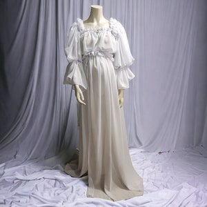 Maternity Dress For Baby Shower/Maternity dress for Photoshoot/handmade dresses/photo props/chiffon dress/maternty gown/ Gown Photo Shoot