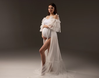 Vestido de maternidad personalizado para sesión de fotos, body para foto, vestido para sesión de fotos, vestido para baby shower, regalo para ella, vestido para sesión de fotos o babyshower