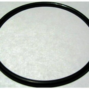 May include: A black rubber gasket or seal, likely for a jar or container.
