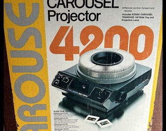 Kodak Carousel 4200 35MM Slide Projector, SERVICED, With