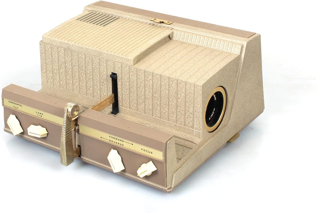 Sawyers Crestline 35MM Slide Projector Model 500, SERVICED Lamp bulb