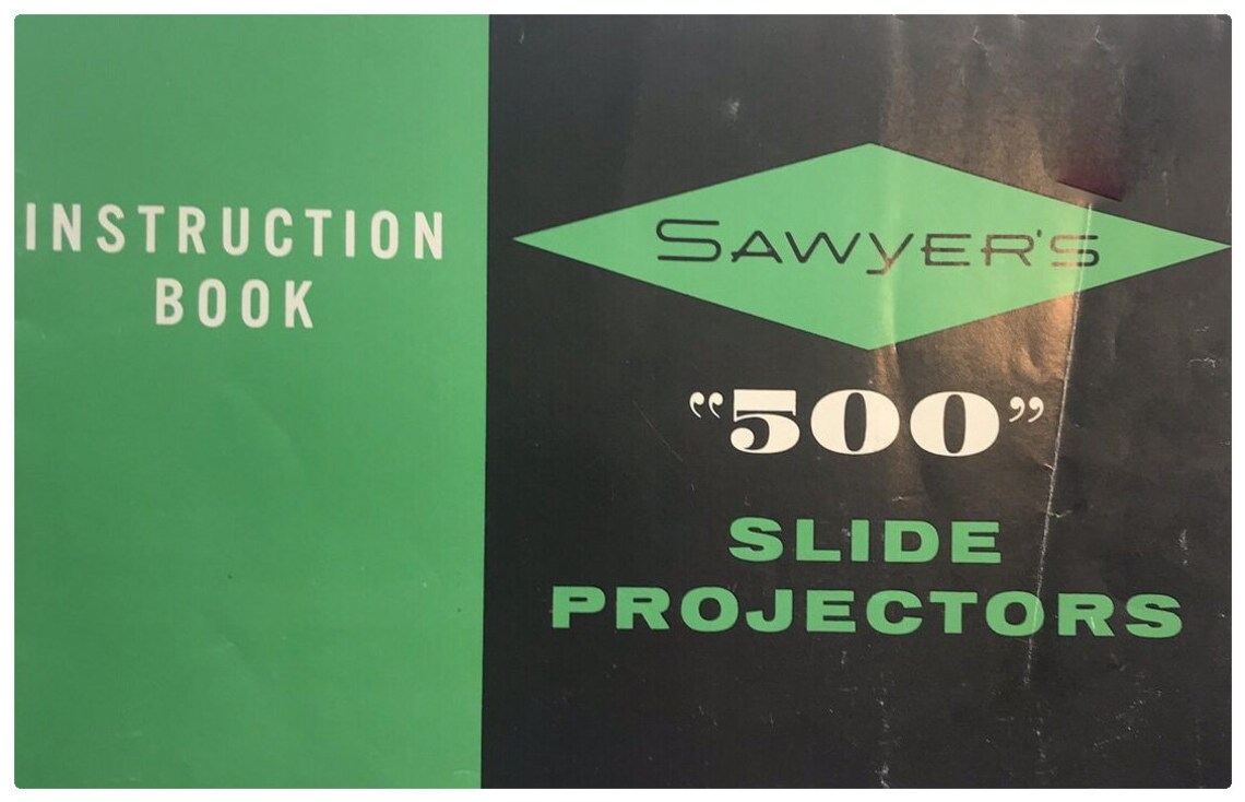 Sawyers Crestline 35MM Slide Projector Model 500, SERVICED Lamp bulb