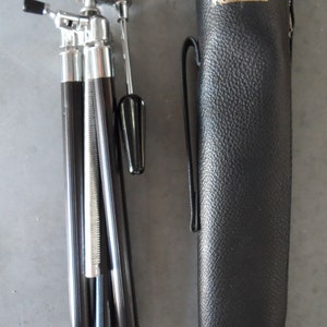 Vintage KALIMAR Tripod with Case, Classic 60s Style, Functional and Heavy Duty