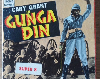 GUNGA DIN Super 8MM Film, 1949 Gary Grant, Ken Films 544