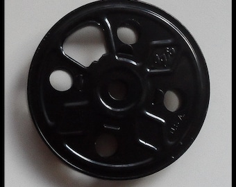 8MM 50 Ft - 3 inch Film Reel, New Old Stock, Plastic, BLACK
