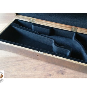 Eine Kiste für einen Revolver und Zubehör, aus Holz geölt Bild 5