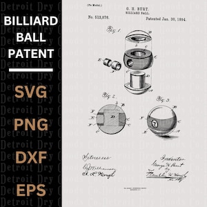 Billiard Ball Patent - DIGITAL FILE ONLY