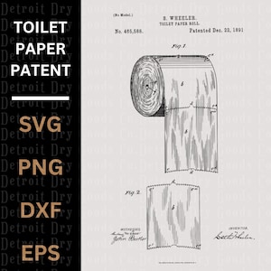 Toiletpapier Patent - ALLEEN DIGITAAL BESTAND