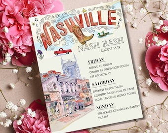 Itinéraire Bachelorette à Nashville