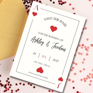 Save The Date Spielkarte
