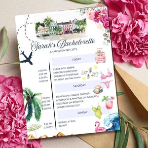 Charleston Bachelorette Itinerary