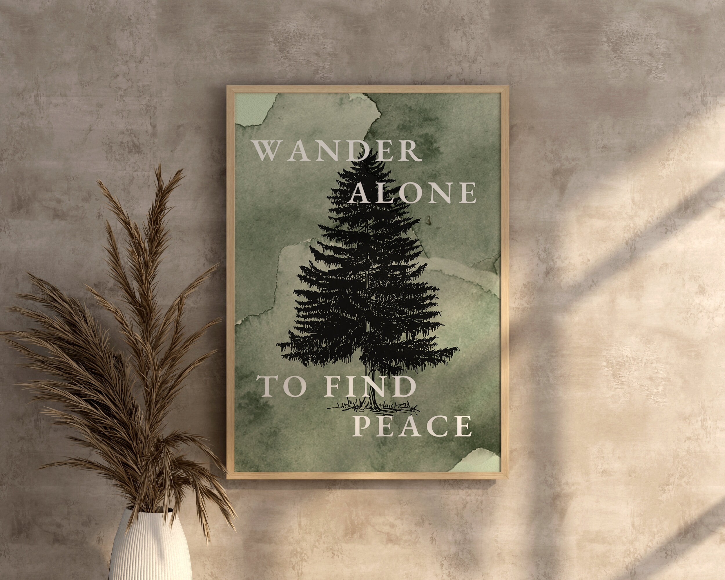 Digital Download Forest Tree Wall Art Forest Tree Printable - Etsy
