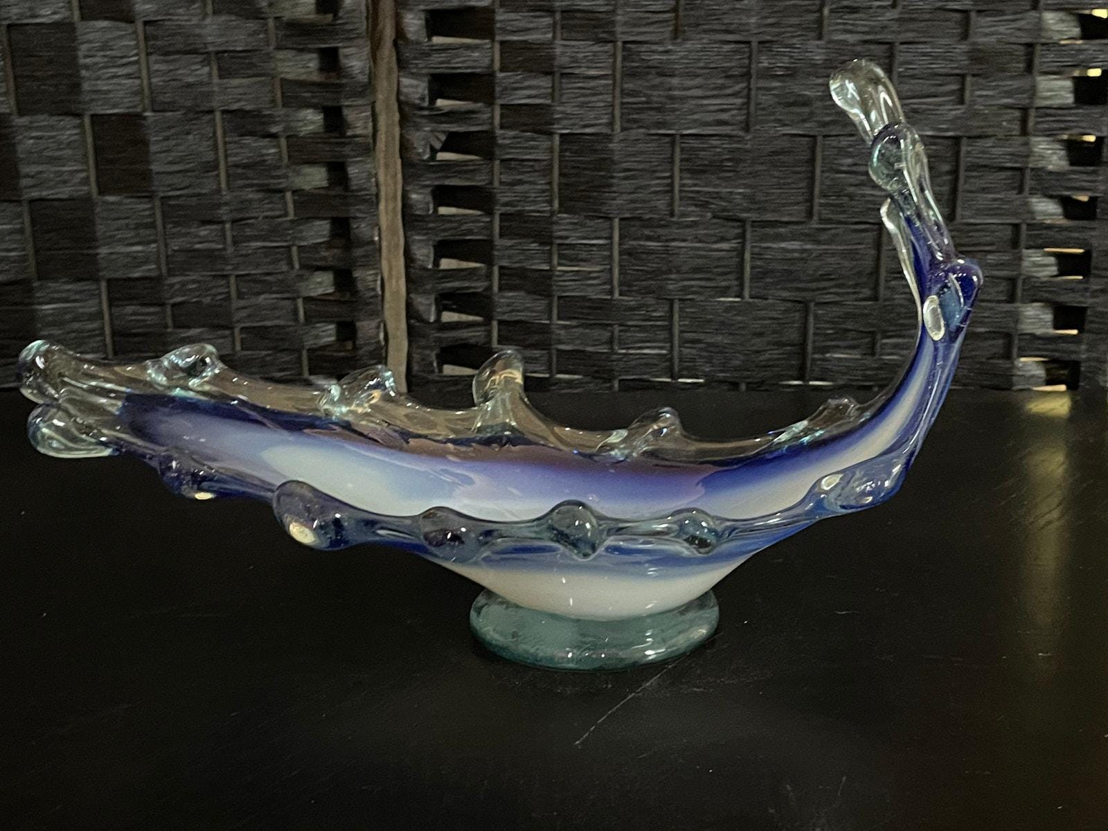 Murano Large Glass Bowl - Etsy