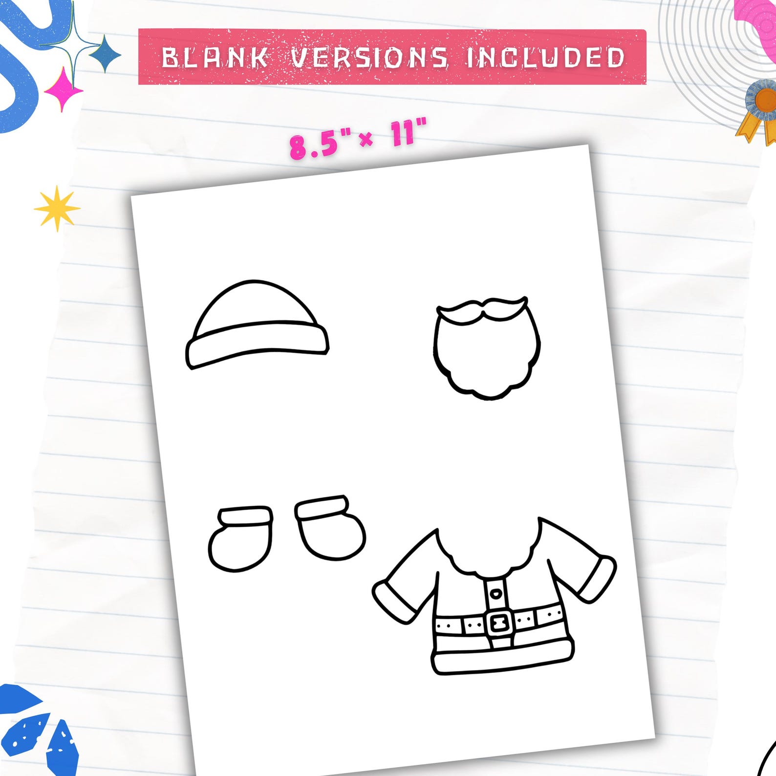 Disguise a Gingerbread Man, Gingerbread in Disguise Printable, Santa Gingerbread Disguise, Kids ...