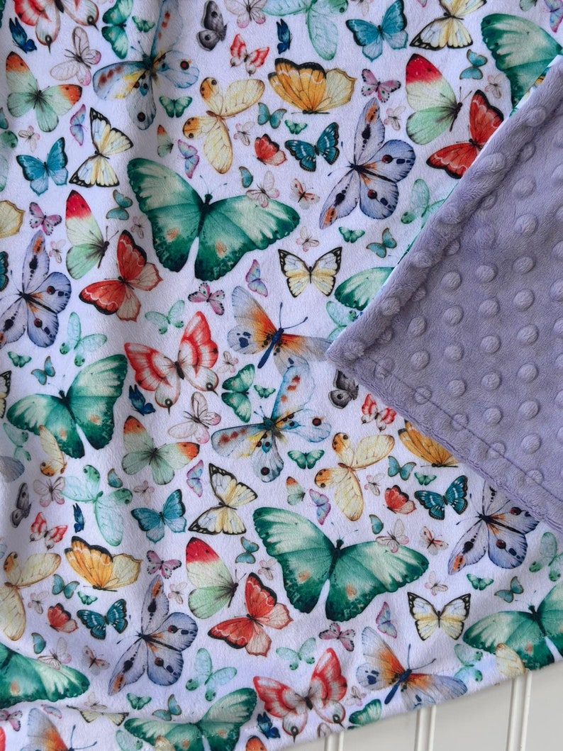 Personalized Baby Blanket Butterflies Softest Blanket on Earth Newborn