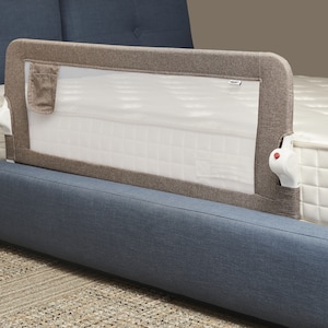 Plushy Kids Bed Safety Rail for Double, Full Size Queen & King Bed Types, Bed Guard for Toddlers Ages 2-8 years